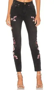 NWT One Teaspoon Embroidered Bird Of Paradise Jeans