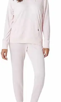 NWT Eddie Bauer Women's 3 Piece Ultra Soft Hacci Lounge PJ Set Pink S
