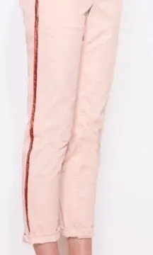 NEW SUNDRY Stripe‎ Roll Up Trouser Rosebud Size 29