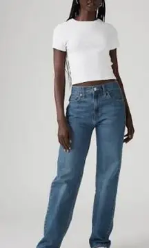 Levi’s Low Pro Straight Jeans Denim Cotton Size 28