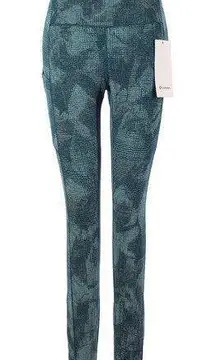 LULULEMON ATHLETICA Illusion Tidal Teal Speed Up Tight 28" Leggings - US 6