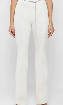 Maniere De Voir Ribbed Velour Flare Pants‎ Size 8