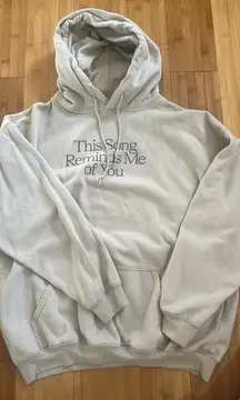 Lonely Ghost Hoodie This Song Reminds Me of You Sand Purple