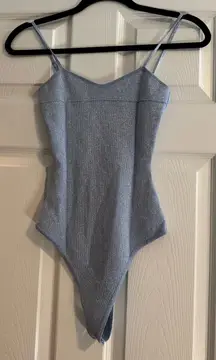 superdown Sparkly Blue Bodysuit