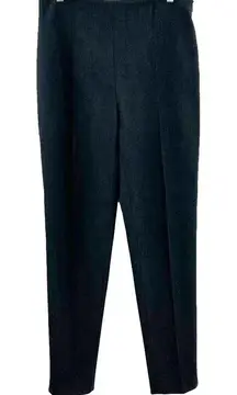 Piazza‎ Sempione Charcoal Gray High Waist Wool Trouser Pants Size 48 US 12
