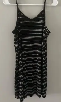 Black & White Striped Dress 