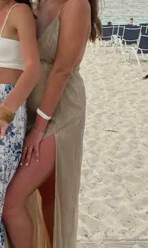 Gold Dress Revolve superdown