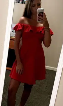 ZARA Red Mini Dress