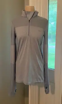 running 1/4 Zip Blue M