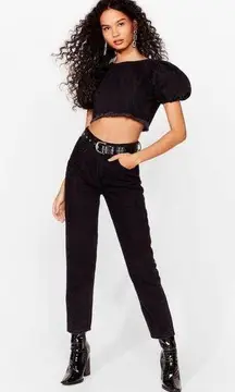 NWT Nasty Gal Debbie High Waisted Mom Jeans