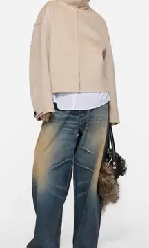 Acne Studios WOOL ZIP JACKET 38
colour:Oatmeal melange