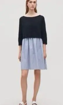 COS Layered Sweater Dress Size Small