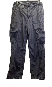 American Eagle Size 6 Dark Gray Cargo Pants, Preloved