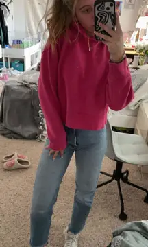 ZARA hoodie pink