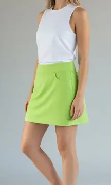 Callaway Womens Green Active Sports Golf Skort Pockets Built-In Shorts Size S