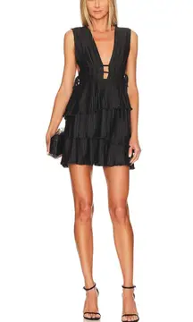 Rococo Black Mini Dress