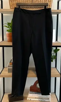 Talbots High-Rise Wool Blend Classic Dress Pant Trouser w/Front Pockets, 12