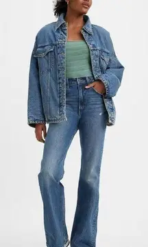 NEW Levi’s 70’s High Rise Flare Premium Jeans Distressed Womens Size W27 L32