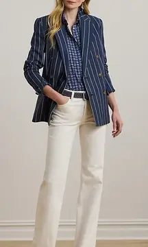 Lauren Ralph Lauren Stretch Cotton Chino Flare Pant  (Size 2)