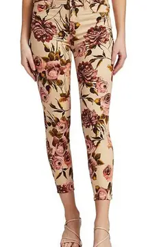 L'agence Margot High Rise Floral Skinny Jeans In Pomelo Rosa Size‎ 24
