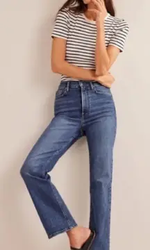 BODEN High Rise True Straight Leg Jeans Women’s 28 x 32 Medium Vintage Wash