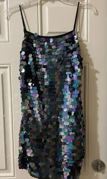 Revolve  circle Sequin Mini Dress