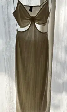 NWT Windsor Cream Midi Dress