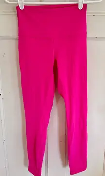 Lululemon Align High-Rise Sonic Pink Pant with Pockets 25" size 6