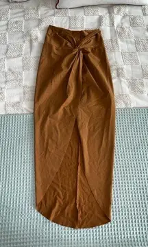 NWT Skims Signature Swim Sarong Skirt in Ochre Women’s Sz S