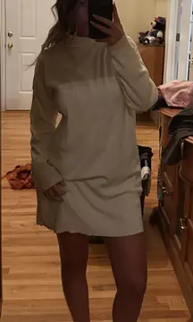 White Sweater Dress