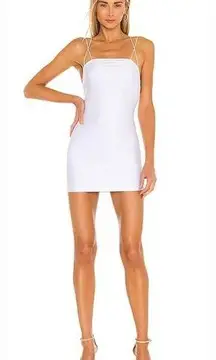 Superdown Kiki Strappy Mini Dress in White