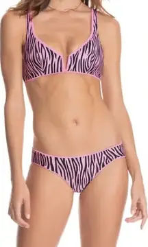 MAAJI reversible pink / zebra bikini set