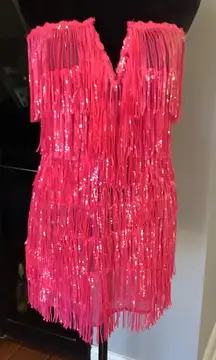 Dressy sequined fringe top NWT 💖💖💖