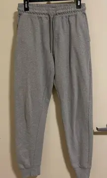 Slate & Stone Women’s Grey High-Rise Straight Ankle Sweatpants (Size S)