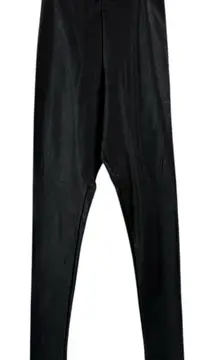 Commando Faux Leather Leggings Womens Medium Black Pants High Rise