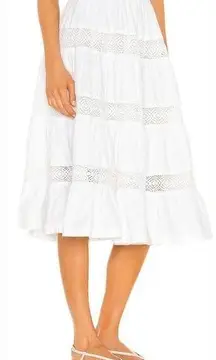 Tularosa Thelma Skirt in White