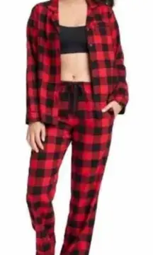 Stars Above NWT in bag red buffalo plaid pj set with button up top & pants with pockets & black drawstring waist. Size Large  Other styles, colors & sizes available - bundle & save!   Perfect cozy gift!
