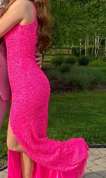 Pink Sequin Prom / Formal Dress