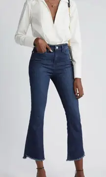 FRAME Le Crop Mini Boot in Naples Dark Wash Size 29