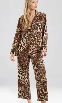 NWT  LUXE LEOPARD PJ Set SIZE XS