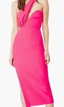 BARDOT Lorella One-Shoulder Midi Dress
