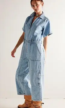 Free people On The Run Cropped Coverall