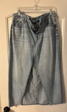 American Eagle Maxi Skirt Denim 