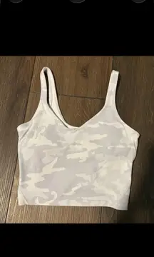 Lululemon Align Tank White Camo