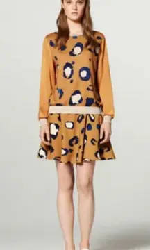 3.1 PHILLIP LIAM Multicolor Leopard Print A-Line Skirt