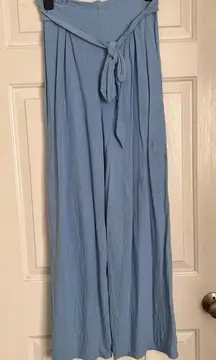 Sienna Sky Linen Pants Wide-Leg