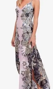 Free People  wildflower maxi slip