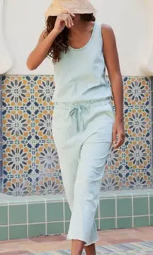Frank & Eileen Jumpsuit in Sea Foam Stain Blue, L