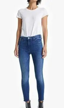 Mother The Looker Ankle Fray Skinny Jeans in Bazaar Adventures Size 26