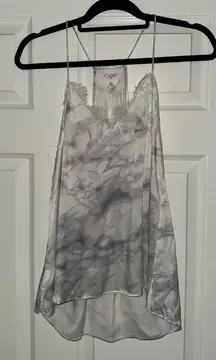 NWT Cami NYC Marble Racer Silk Cami